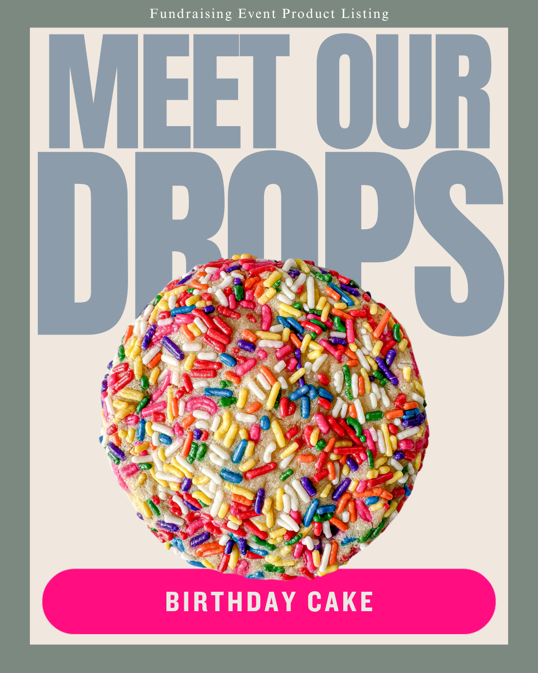Birthday Cake Cookie