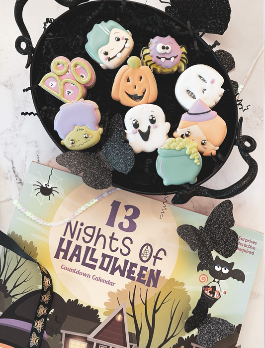 13 Nights of Halloween Cookie Count Down Box