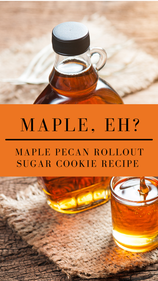 Maple, eh?: Maple Pecan Rollout Sugar Cookie Recipe